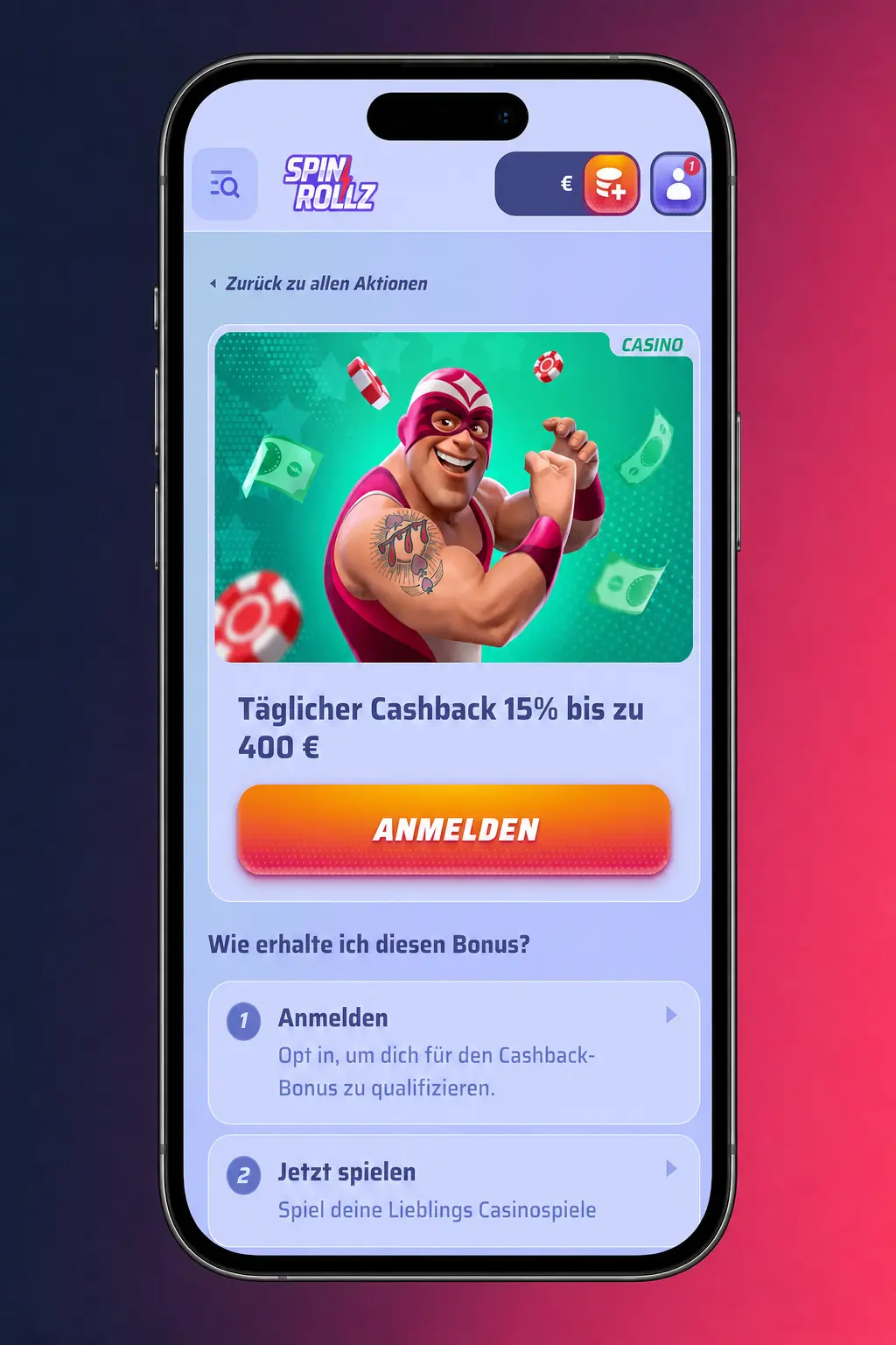 Bonus in Deutschland aktivieren