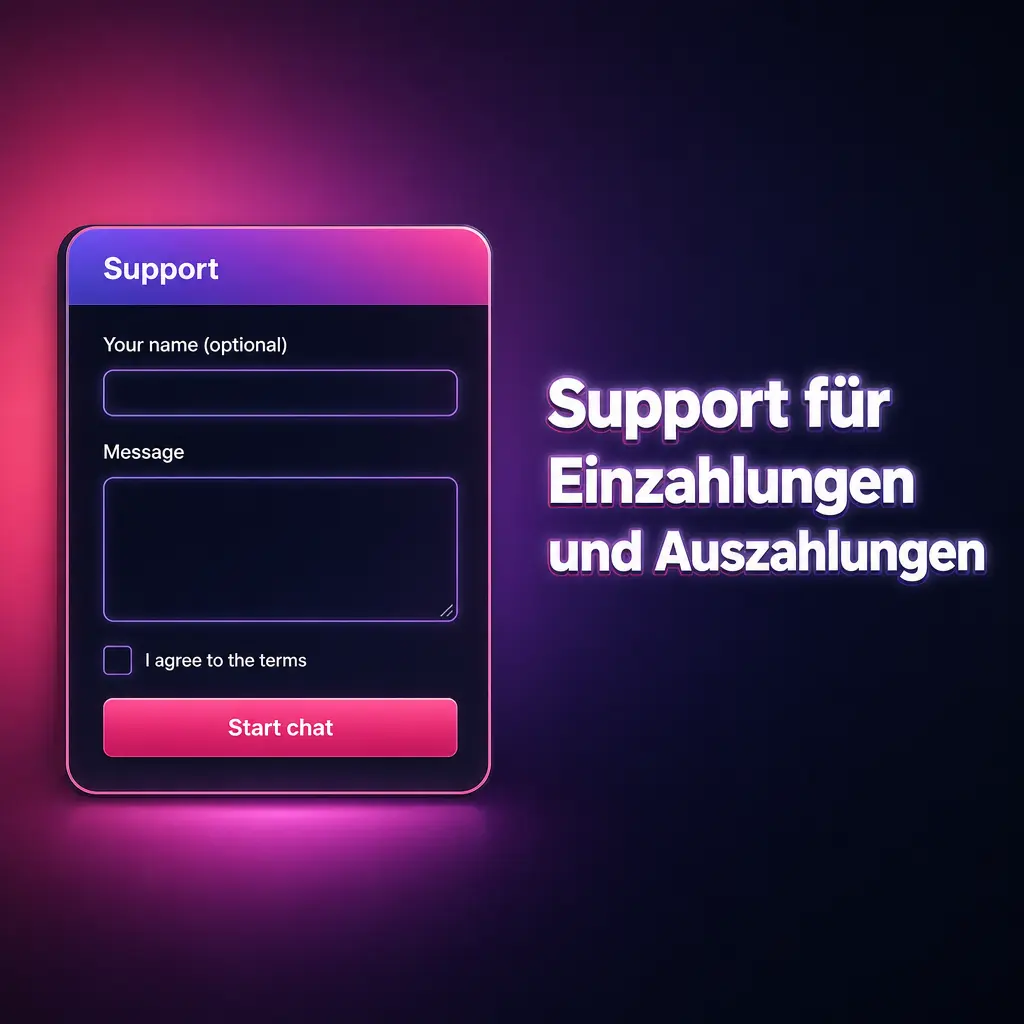 Support für Einzahlungen und Auszahlungen