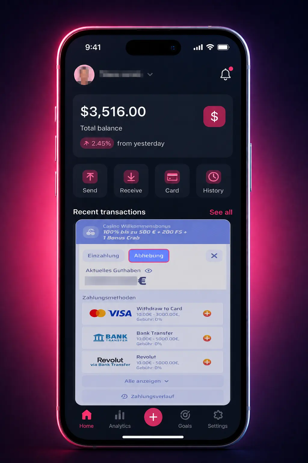Geld bei Spinrollz auszahlen