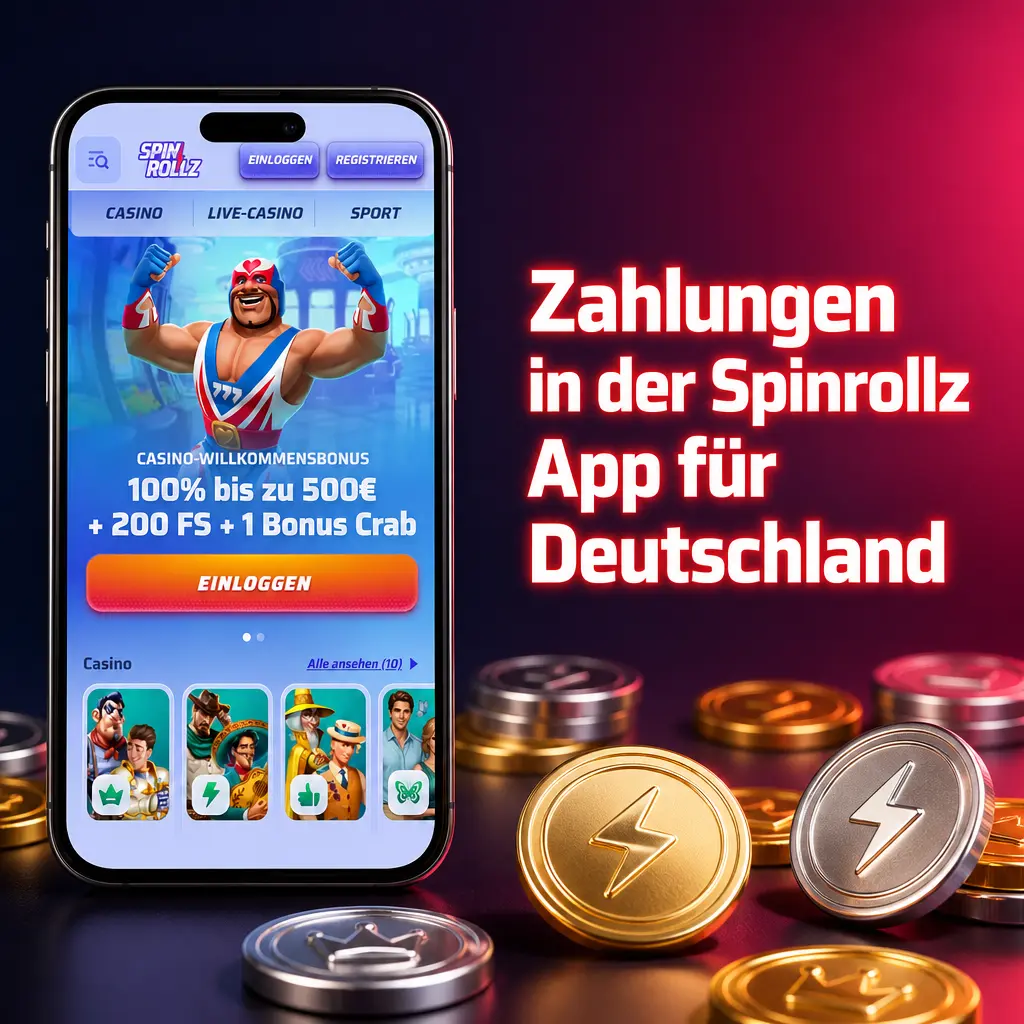 Zahlungen in der Spinrollz App für Deutschland